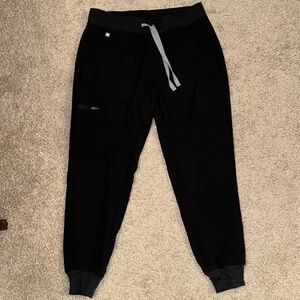 FIGS brand Scrub Jogger Pants M/P Black